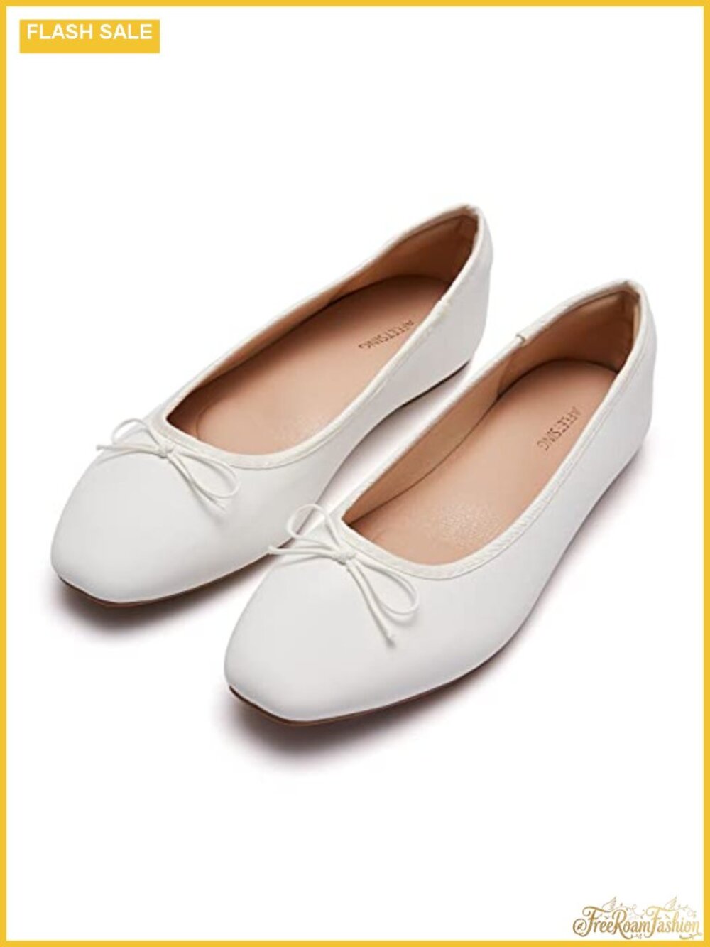 Women's Round Toe Ballet Flats Comfortable Bow Dressy Shoes